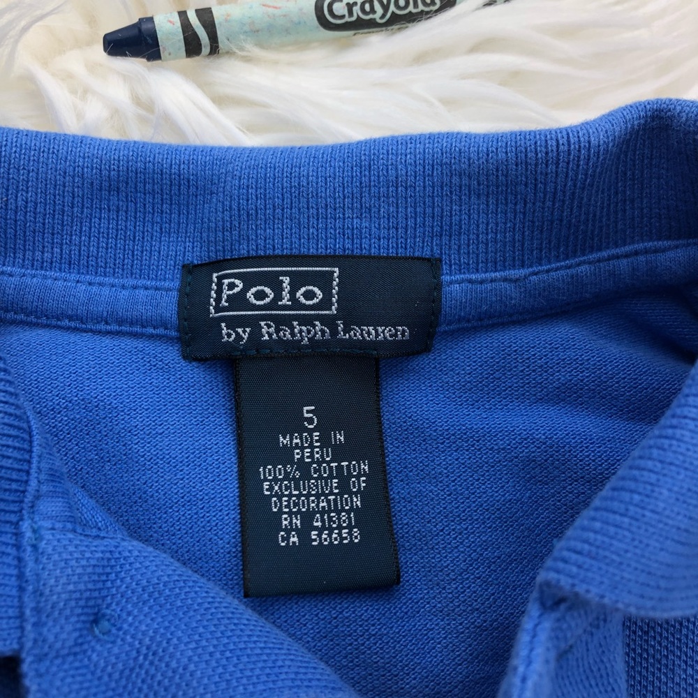 POLO by Ralph Lauren Girls button-up Polo Shirt - Picture 2 of 6